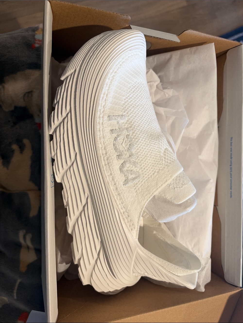 Hoka Women’s Cream Slip-On U Restore TC Sneakers
